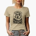 thumbnail image 1 of I Just Want to Go Fishing and Ignore All of My Adult Problems, Tan T-Shirt, Medium, 1 of 5