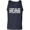 thumbnail image 1 of I Keep All My Dad Jokes Adult Tank Top, 1 of 3