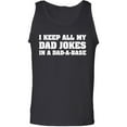 thumbnail image 1 of I Keep All My Dad Jokes Adult Tank Top, 1 of 3