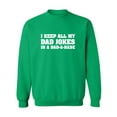 thumbnail image 1 of I Keep All My Dad Jokes Crewneck Sweatshirt, 1 of 3