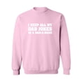 thumbnail image 1 of I Keep All My Dad Jokes Crewneck Sweatshirt, 1 of 3