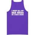 thumbnail image 1 of I Keep All My Dad Jokes Neon Tank Top, 1 of 1