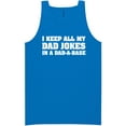 thumbnail image 1 of I Keep All My Dad Jokes Neon Tank Top, 1 of 1
