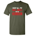 thumbnail image 1 of I Keep All My Dad Jokes On The Dad-A-Base Sarcastic Humor Graphic Novelty Funny T Shirt, 1 of 5