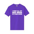 thumbnail image 1 of I Keep All My Dad Jokes Short Sleeve Neon T-Shirt, 1 of 1