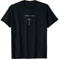 thumbnail image 1 of I Know A Guy Cross - Minimalist Christian Religijesus T-Shirt, 1 of 5