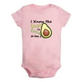 thumbnail image 1 of I Know the Guac Is Extra Funny Rompers For Babies, Newborn Baby Unisex Bodysuits, Infant Jumpsuits, Toddler 0-24 Months Kids One-Piece Oufits (Pink, 6-12 Months), 1 of 4