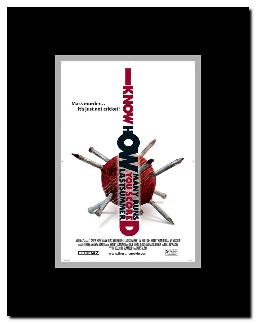 I Know How Many Runs You Scored Last Summer Framed Movie Poster