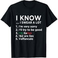 thumbnail image 1 of I Know I Swear A Lot I'm Italian - Funny Italian Saying T-Shirt, 1 of 3