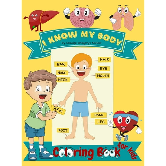 I Know My Body Coloring book for kids