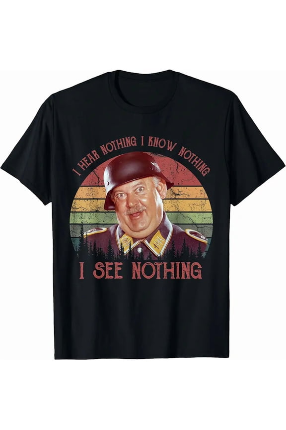 I Know Nothing Hear Nothing See Nothing Sarcastic Humor Unisex T-Shirt, up to size 5XL