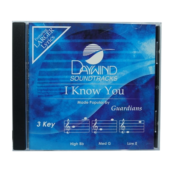 I Know You Made Popular by Guardians NEW CD Accompaniment