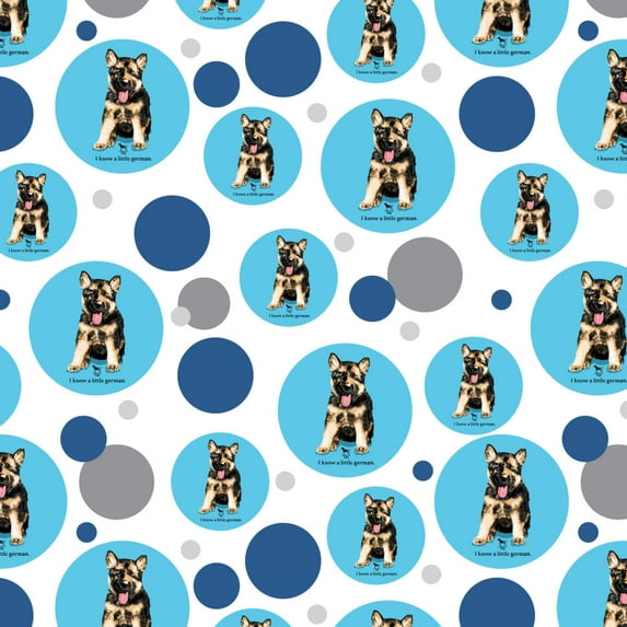 I Know a Little German Shepherd Puppy Dog Premium Gift Wrap Wrapping Paper Roll