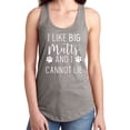 thumbnail image 1 of I LIKE BIG MUTTS AND I CANNOT LIE Racerback Tank, 1 of 2