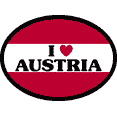 thumbnail image 1 of I LOVE AUSTRIA Sticker - Orignal Artwork Vinyl - Reflective Germanic Oval Decal Sticker - 3.5" x 4.75", 1 of 1