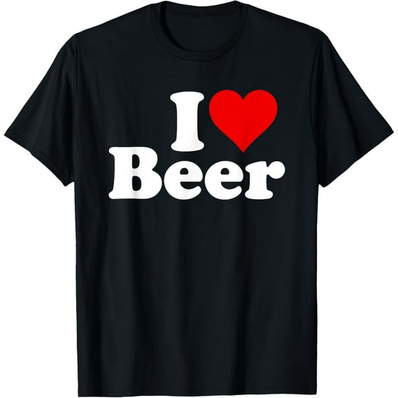 I LOVE BEER I HEART BEER T-Shirt