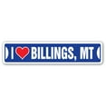 thumbnail image 1 of I LOVE BILLINGS MONTANA Street Sign mt city state us wall road décor gift, 1 of 5