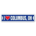 thumbnail image 1 of I LOVE COLUMBUS OHIO Street Sign oh city state us wall road décor gift, 1 of 5