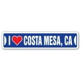 thumbnail image 1 of I LOVE COSTA MESA CALIFORNIA Street Sign ca city state us wall road décor gift, 1 of 5