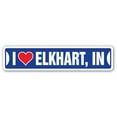 thumbnail image 1 of I LOVE ELKHART INDIANA Street Sign in city state us wall road décor gift, 1 of 5
