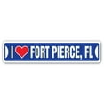 thumbnail image 1 of I LOVE FORT PIERCE FLORIDA Street Sign fl city state us wall road décor gift, 1 of 5
