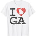 thumbnail image 1 of I LOVE GEORGIA I HEART GA ATLANTA PEACH STATE T-Shirt, 1 of 4