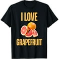 thumbnail image 1 of I LOVE GRAPEFRUIT T-ShirtMen's and women's short-sleeved pure cotton shirts, 1 of 6