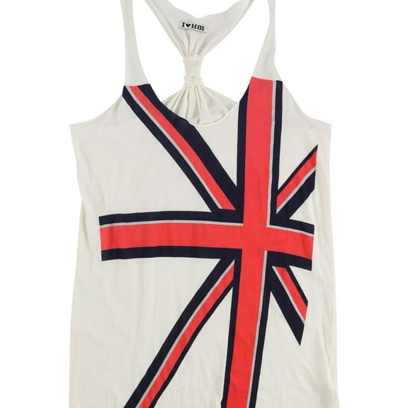 I LOVE H81 Womens Multi Tone Tank Top, Multicoloured, Medium