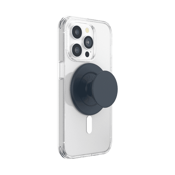 PopSockets Phone Grip for MagSafe, Magnetic Holder, Phone Stand, Navy Blue - Soft Touch Navy
