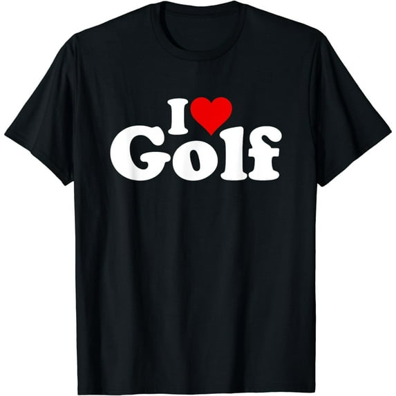 I LOVE HEART GOLF T-Shirt