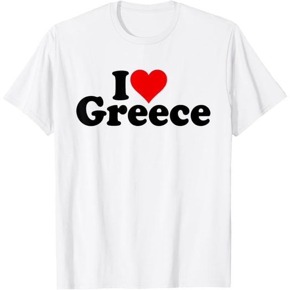 I LOVE HEART GREECE T-Shirt