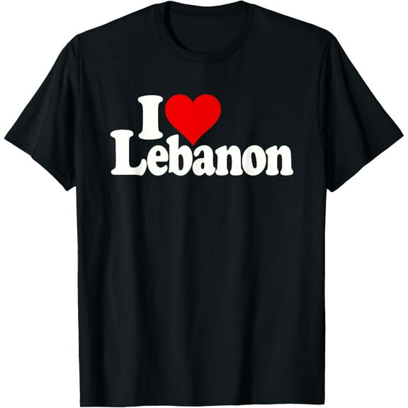 I LOVE HEART LEBANON LEBANESE CULTURE T-Shirt
