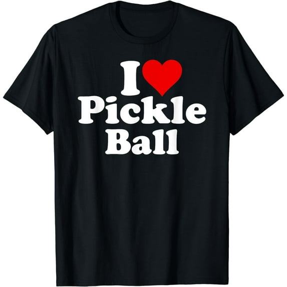 I LOVE HEART PICKLE BALL PICKLEBALL T-Shirt