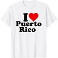 thumbnail image 1 of I LOVE HEART PUERTO RICO PUERTO RICAN PRIDE T-Shirt, 1 of 4