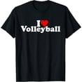 thumbnail image 1 of I LOVE HEART VOLLEYBALL T-Shirt, 1 of 3