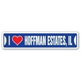 thumbnail image 1 of I LOVE HOFFMAN ESTATES ILLINOIS Street Sign il city state us wall road décor gift, 1 of 5