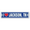 thumbnail image 1 of I LOVE JACKSON TENNESSEE Street Sign tn city state us wall road décor gift, 1 of 5