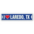 thumbnail image 1 of I LOVE LAREDO TEXAS Street Sign tx city state us wall road décor gift, 1 of 5