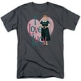 thumbnail image 1 of I LOVE LUCY/HEART YOU-S/S ADULT 18/1-CHARCOAL-4X, 1 of 1