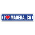 thumbnail image 1 of I LOVE MADERA CALIFORNIA Street Sign ca city state us wall road décor gift, 1 of 5
