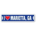 thumbnail image 1 of I LOVE MARIETTA GEORGIA Street Sign ga city state us wall road décor gift, 1 of 5