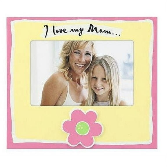 I LOVE MY MOM painted keepsake by Malden - 4x6