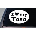 thumbnail image 1 of I LOVE MY TOSA MASTIFF JAPAN JAPANESE TRUCK WINDOW 6" STICKER DECAL, 1 of 1