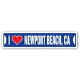 thumbnail image 1 of I LOVE NEWPORT BEACH CALIFORNIA Street Sign ca city state us wall road décor gift, 1 of 5