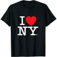 thumbnail image 1 of I LOVE NY Classic Logo T-ShirtMen and women, Black T-shirt, size: Extra large, 1 of 4