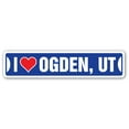 thumbnail image 1 of I LOVE OGDEN UTAH Street Sign ut city state us wall road décor gift, 1 of 5