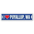 thumbnail image 1 of I LOVE PUYALLUP WASHINGTON Street Sign wa city state us wall road décor gift, 1 of 5