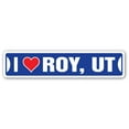 thumbnail image 1 of I LOVE ROY UTAH Street Sign ut city state us wall road décor gift, 1 of 5