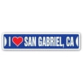 thumbnail image 1 of I LOVE SAN GABRIEL CALIFORNIA Street Sign ca city state us wall road décor gift, 1 of 5