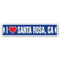 thumbnail image 1 of I LOVE SANTA ROSA CALIFORNIA Street Sign ca city state us wall road décor gift, 1 of 5